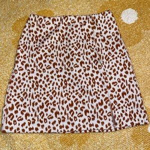 Princess Polly Leopard Skirt Size 2